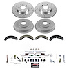 K15541DK-26 Z26 Street Ceramic Brake Pads, Drilled + Slotted Rotors, Drum + Shoe Kit - image 1