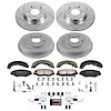 K15541DK-36 Z36 Truck Ceramic Brake Pads, Drilled + Slotted Rotors, Drum + Shoe Kit - image 1