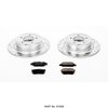 Performance Brake Upgrade Kit Cross-Drilled & Slotted Rotors - image 2
