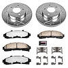 K1860-36 Z36 Truck & SUV Carbon-Fiber Ceramic Brake Pad & Drilled & Slotted Rotor Kit - image 1