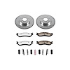 Heavy Duty Truck And Tow Brake Kit; Front; Incl. Silver Zinc Plated Cross-Drilled And Slotted Rotors - image 1