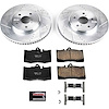 High Performance Brake Upgrade Kit Cross-Drilled and Slotted Rotors - image 1