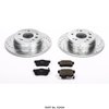 High Performance Brake Upgrade Kit Cross-Drilled and Slotted Rotors - image 2