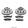 High Performance Brake Upgrade Kit Cross-Drilled and Slotted Rotors - image 2