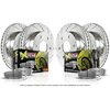 Street Warrior Z26 Brake Pad & Rotor Kit Cross-Drilled / Slotted Rotors - image 1