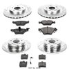 High Performance Brake Upgrade Kit Cross-Drilled and Slotted Rotors - image 2