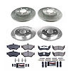 High Performance Z16 Brake Pad & Rotor Kit Cross-Drilled & Slotted Rotors - image 1