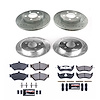 High Performance Z16 Brake Pad & Rotor Kit Cross-Drilled & Slotted Rotors - image 1