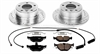 Performance Brake Upgrade Kit Cross-Drilled & Slotted Rotors - image 1
