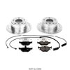 Performance Brake Upgrade Kit Cross-Drilled & Slotted Rotors - image 2