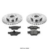 High Performance Brake Upgrade Kit Cross-Drilled and Slotted Rotors - image 2