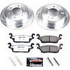 Z36 Rear Brake Pads & Rotor Kit for Truck and Towing for 2006-2010 Hummer H3, H3T - image 1