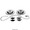 Performance Brake Upgrade Kit Cross-Drilled & Slotted Rotors - image 2