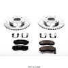 High Performance Brake Upgrade Kit Cross-Drilled and Slotted Rotors - image 2