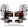 High Performance Brake Upgrade Kit Cross-Drilled and Slotted Rotors - image 1