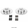 High Performance Brake Upgrade Kit Cross-Drilled and Slotted Rotors - image 2