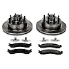 Performance Brake Upgrade Kit Cross-Drilled & Slotted Rotors - image 1