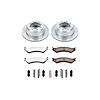 Truck and Towing Z36 Brake Pad & Rotor Kit Cross-Drilled and Slotted Rotors Z36 Carbon Ceramic Brake Pads Complete Rear Kit - image 1