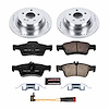 High Performance Brake Upgrade Kit Cross-Drilled and Slotted Rotors Z23 Evolution Sport High Carbon - image 1
