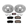 Z23 Evolution Brake Kit for Front 2011-2015 Buick LaCrosse/2011-2016 Buick Regal/2013-2015 Chevrolet Malibu/2011 SAAB 42252 - image 1