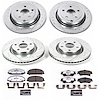 Street Warrior Z26 Brake Pad & Rotor Kit 2008-2009 Pontiac G8 - image 1