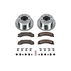 Truck and Towing Z36 Brake Pad & Rotor Kit Cross-Drilled and Slotted Rotors Z36 Carbon Ceramic Brake Pads Complete Rear Kit - image 1