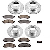 Truck and Towing Z36 Brake Pad & Rotor Kit Cross-Drilled and Slotted Rotors Z36 Carbon Ceramic Brake - image 1