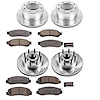 Truck and Towing Z36 Brake Pad & Rotor Kit Cross-Drilled and Slotted Rotors Z36 Carbon Ceramic Brake - image 1