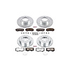 Truck and Towing Z36 Brake Pad & Rotor Kit Cross-Drilled and Slotted Rotors Z36 Carbon Ceramic Brake - image 1