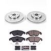 High Performance Brake Upgrade Kit Cross-Drilled and Slotted Rotors Z23 Evolution Sport High Carbon