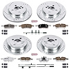 Street Warrior Brake Upgrade Kit Cross-Drilled and Slotted Rotors Z26 Extreme Street Performance Bra - image 1