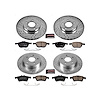 1 CLICK BRAKE KIT W/HDW Front & Rear 2013 FORD C-MAX/ - image 1