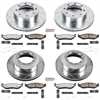 Truck and Towing Z36 Brake Pad & Rotor Kit Cross-Drilled and Slotted Rotors Z36 Carbon Ceramic Brake - image 1