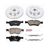 High Performance Brake Upgrade Kit Cross-Drilled and Slotted Rotors Z23 Evolution Sport High Carbon