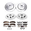 Truck and Towing Z36 Brake Pad & Rotor Kit Cross-Drilled and Slotted Rotors Z36 Carbon Ceramic Brake - image 1