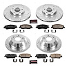 1 CLICK BRAKE KIT W/HDW Front & Rear 2013-2014 HYUNDAI SANTA FE/ - image 1