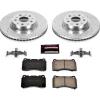 High Performance Brake Upgrade Kit Cross-Drilled and Slotted Rotors - image 1