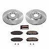 High Performance Brake Upgrade Kit Cross-Drilled and Slotted Rotors - image 1