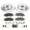 Z23 Evolution Front Brake Pads and Rotors Kit Fits Select Late Model Honda Odyssey - image 1