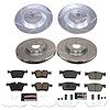 K8225 Z23 Daily Driver Carbon-Fiber Ceramic Brake Pad & Drilled & Slotted Rotor Kit - image 1