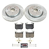 Z23 Rear Brake Pads & Rotor Kit Fits Select Genesis and Kia Models - image 1