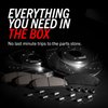 K8574 Z23 Daily Driver Carbon-Fiber Ceramic Brake Pad & Drilled & Slotted Rotor Kit - image 4