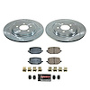 K8681 Z23 Evolution Sport Rear Brake Rotors and Pads Kit Select Ford Explorer - image 1