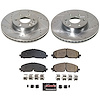K8741 Z23 Daily Driver Carbon-Fiber Ceramic Brake Pad & Drilled & Slotted Rotor Kit - image 1