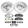 K8743-36 Z36 Truck & SUV Carbon-Fiber Ceramic Brake Pad & Drilled & Slotted Rotor Kit - image 1