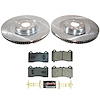 K8745 Z23 Daily Driver Carbon-Fiber Ceramic Brake Pad & Drilled & Slotted Rotor Kit - image 1
