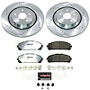 K8753-36 Z36 Truck & SUV Carbon-Fiber Ceramic Brake Pad & Drilled & Slotted Rotor Kit