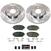 K8756 Z23 Daily Driver Carbon-Fiber Ceramic Brake Pad & Drilled & Slotted Rotor Kit