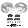 K8768 Z23 Daily Driver Carbon-Fiber Ceramic Brake Pad & Drilled & Slotted Rotor Kit - image 1