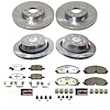 K8797-36 Z36 Truck & SUV Carbon-Fiber Ceramic Brake Pad & Drilled & Slotted Rotor Kit - image 1